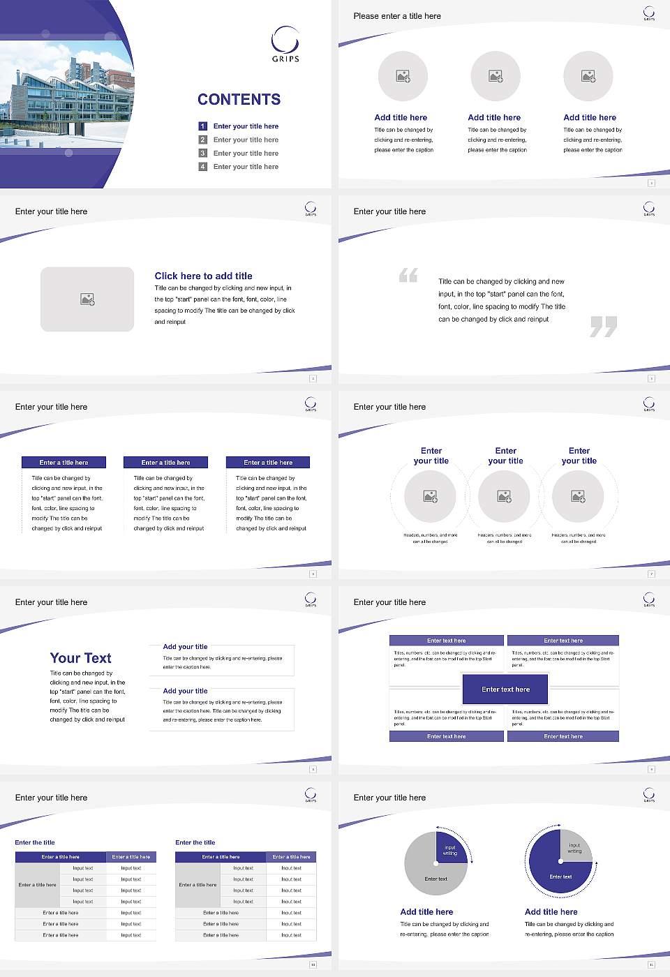 National Graduate Institute for Policy Studies Course/Courseware Creation PPT Template16:9 ratio PPT effect preview image2