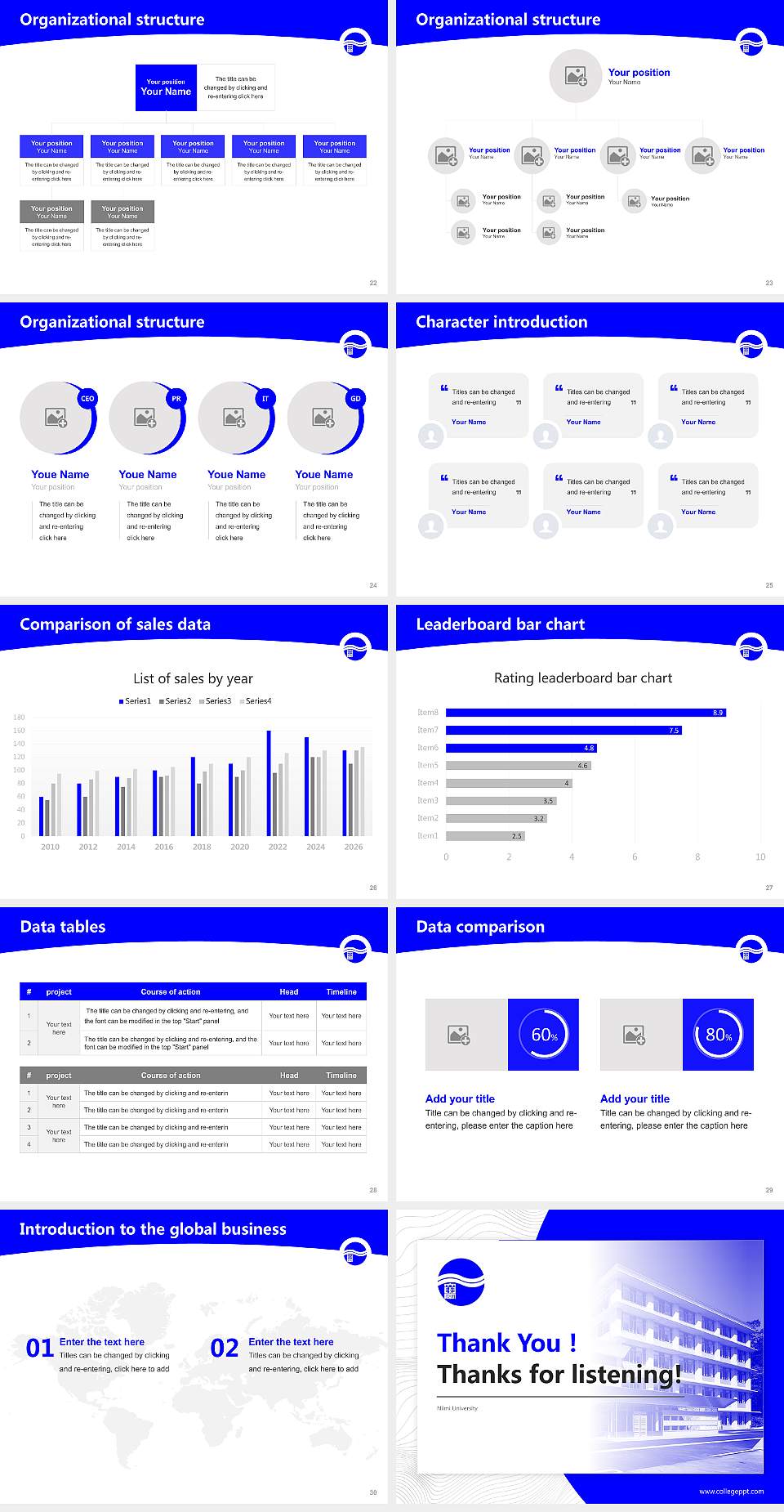 Niimi University Academic Presentation/Research Findings Report PPT Template4:3 ratio PPT effect preview image4
