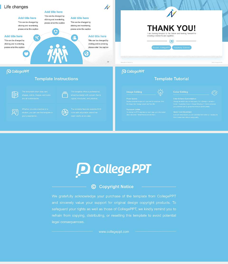 Naragakuen University National Scholarship Defense PPT Template16:9 ratio PPT effect preview image4
