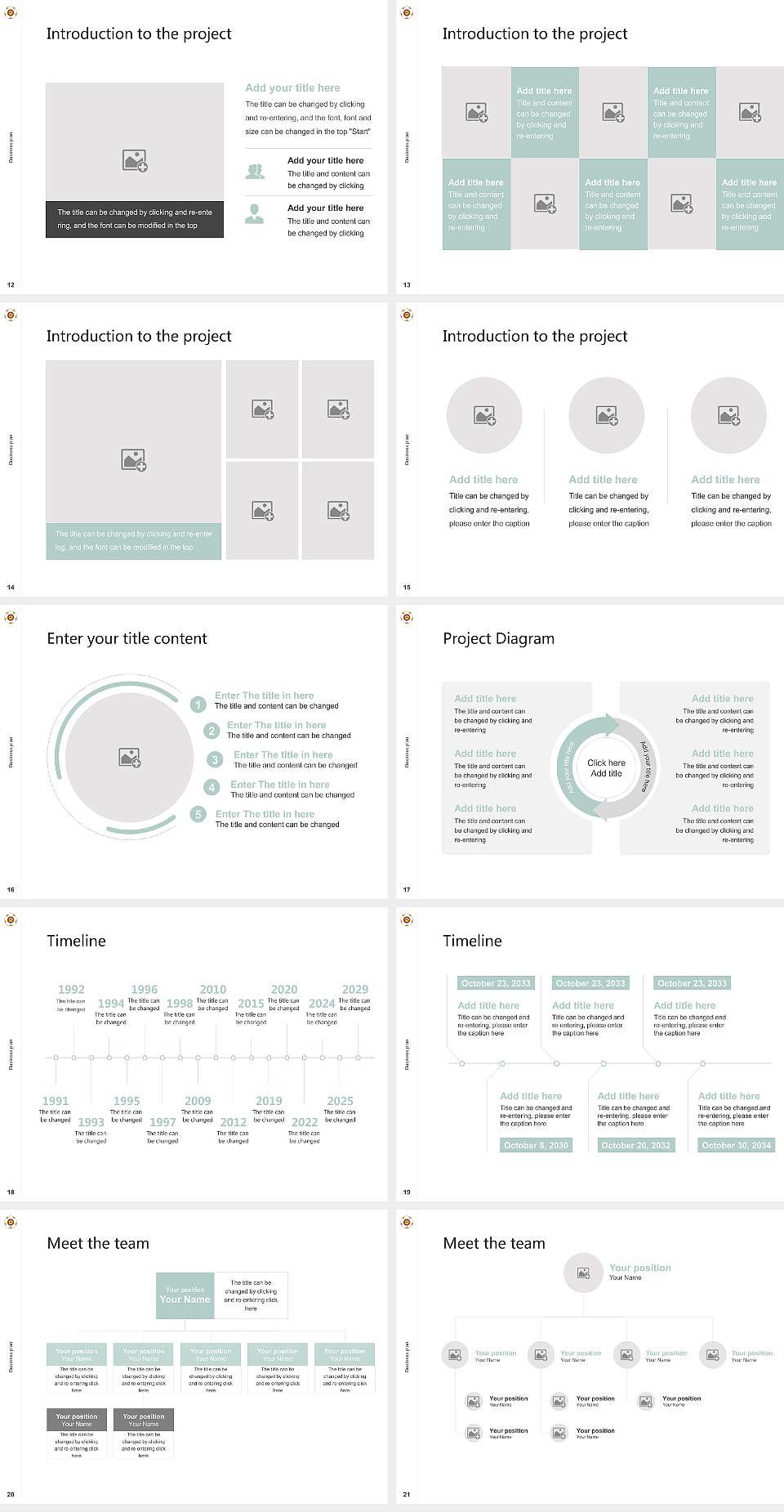 Nara Women’s University Competition/Entrepreneurship Contest PPT Template4:3 ratio PPT effect preview image3