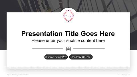 Niigata University of Rehabilitation National Scholarship Defense PPT Template