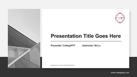 Niigata University of Rehabilitation General PPT Template