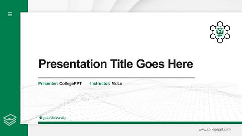 Niigata University Thesis Proposal/Graduation Defense PPT Template