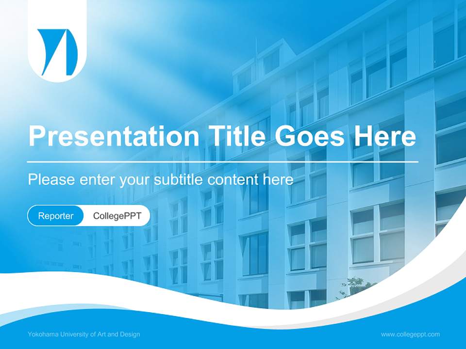 Yokohama University of Art and Design Lecture Sharing and Networking Event PPT Template4:3 ratio PPT effect preview image4