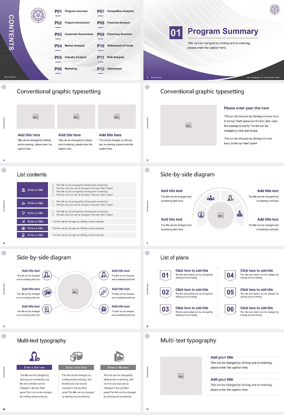 Yasuda Women’s University Competition/Entrepreneurship Contest PPT Template16:9 ratio PPT effect preview image2