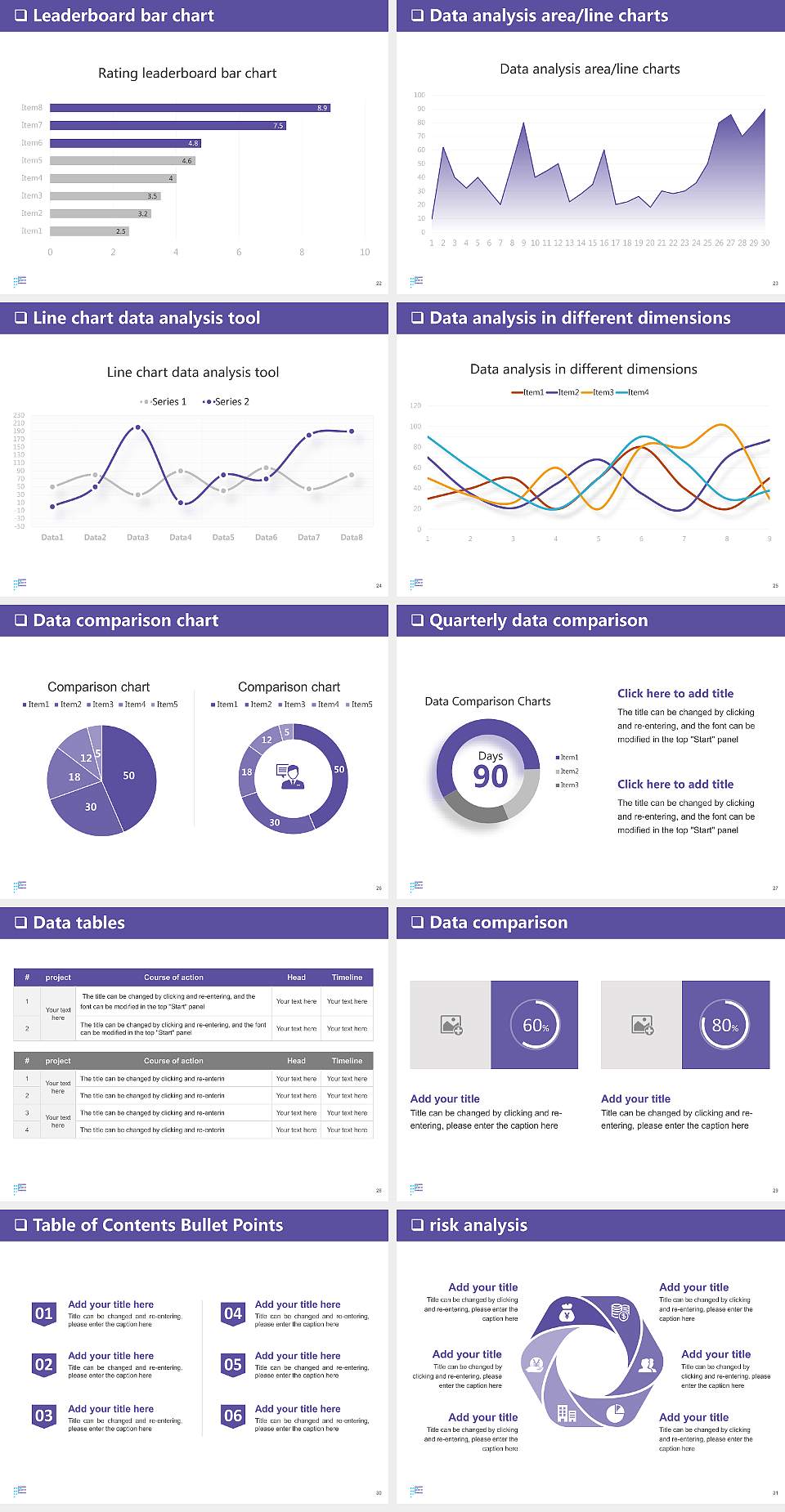 Yokohama College of Commerce General PPT Template4:3 ratio PPT effect preview image4
