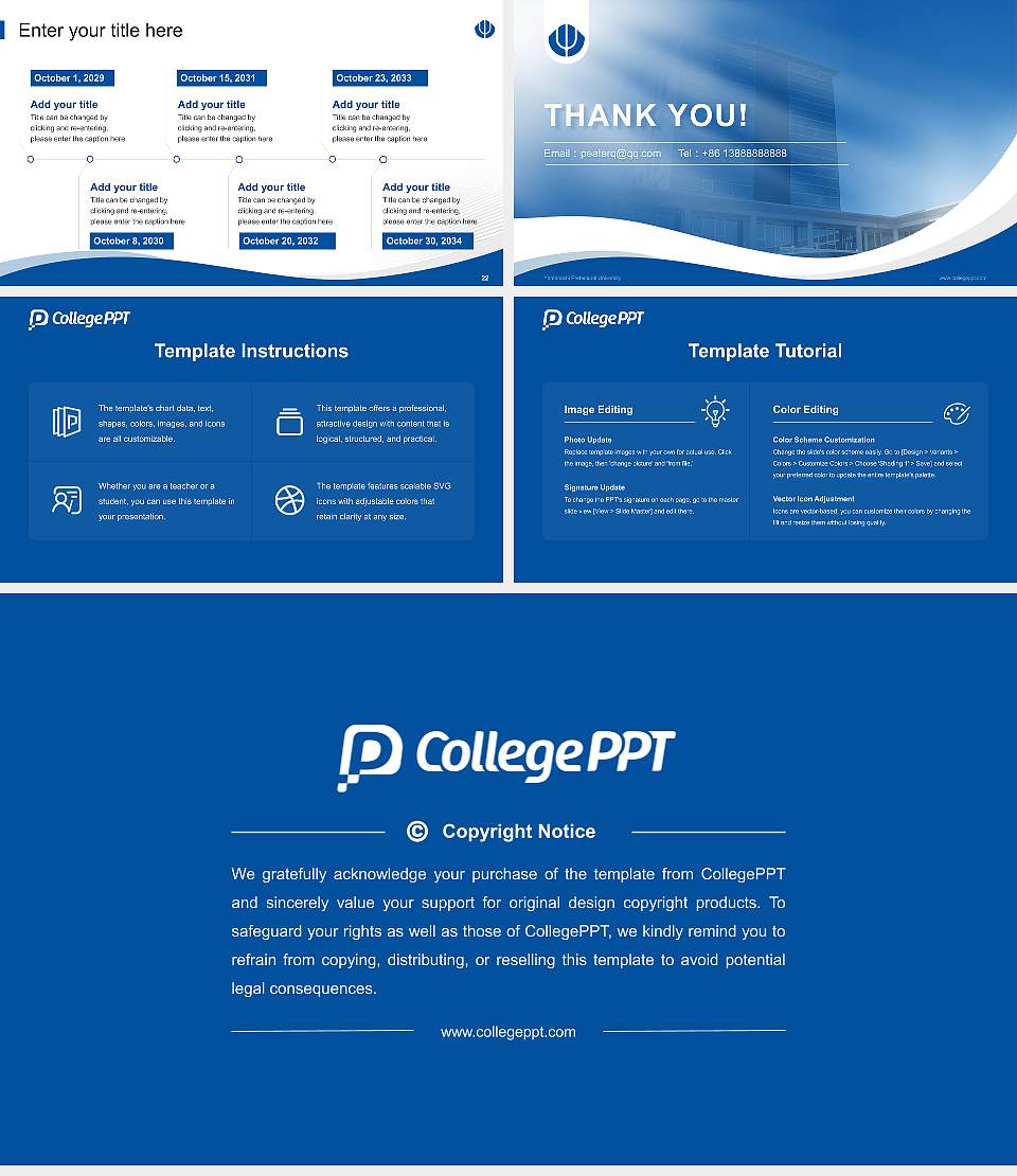 Yamanashi Prefectural University Lecture Sharing and Networking Event PPT Template16:9 ratio PPT effect preview image4