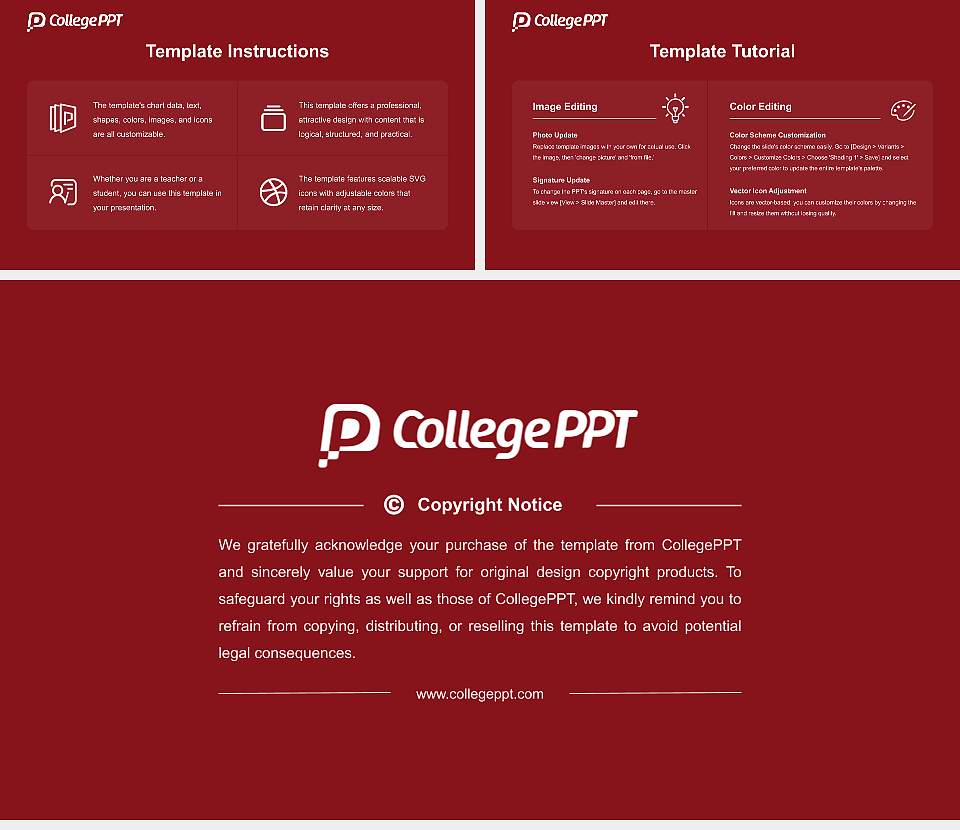 Yamato University Course/Courseware Creation PPT Template16:9 ratio PPT effect preview image5