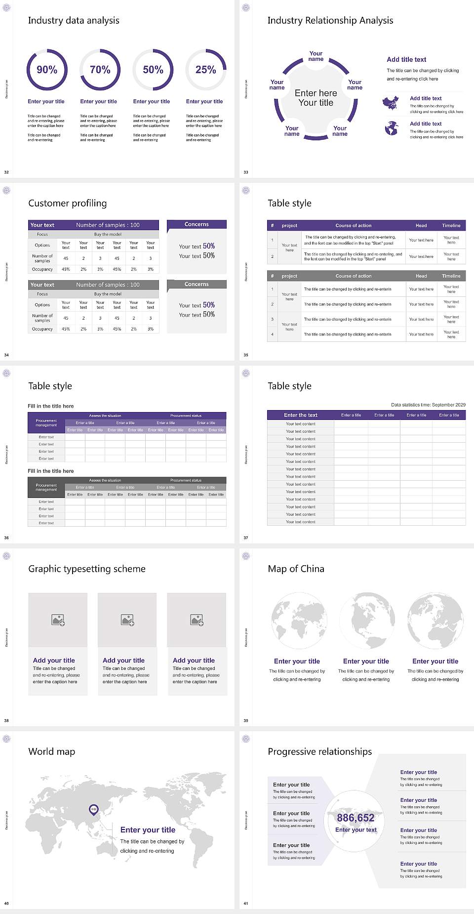 Yasuda Women’s University Competition/Entrepreneurship Contest PPT Template4:3 ratio PPT effect preview image5