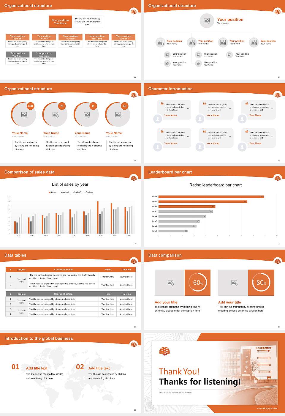 Yokkaichi Nursing and Medical Care University Academic Presentation/Research Findings Report PPT Template16:9 ratio PPT effect preview image4