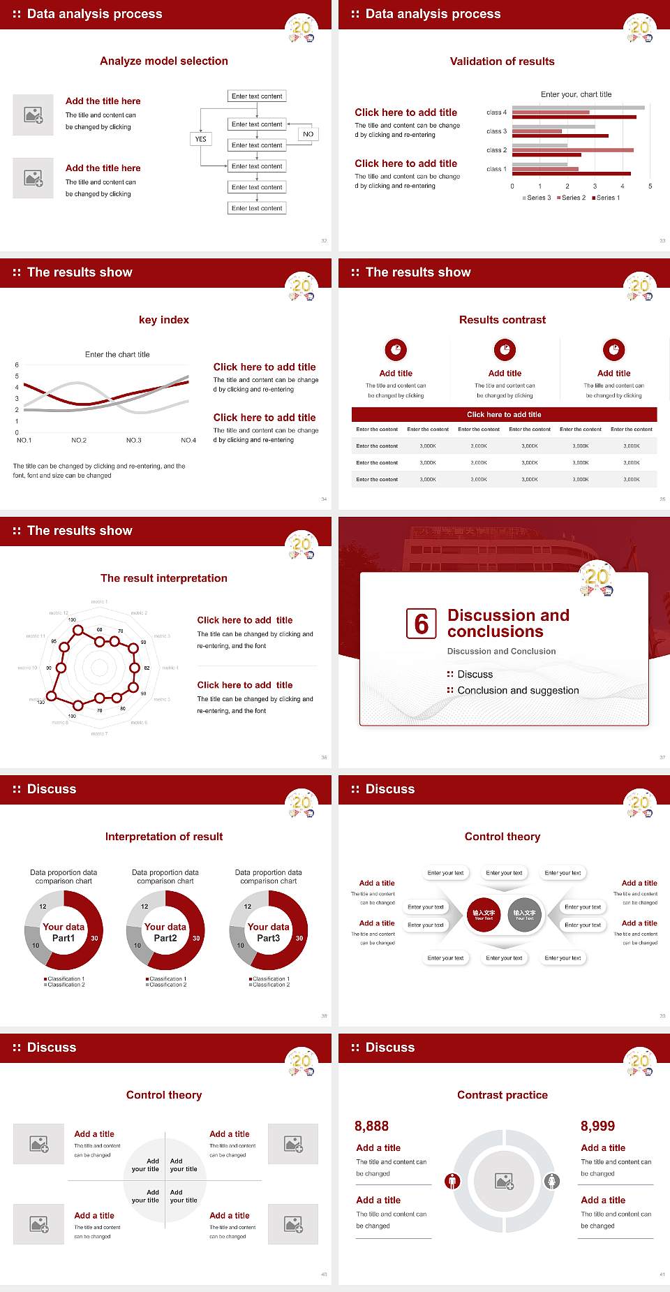 Yashima Gakuen University Graduation Thesis Defense PPT Template4:3 ratio PPT effect preview image5