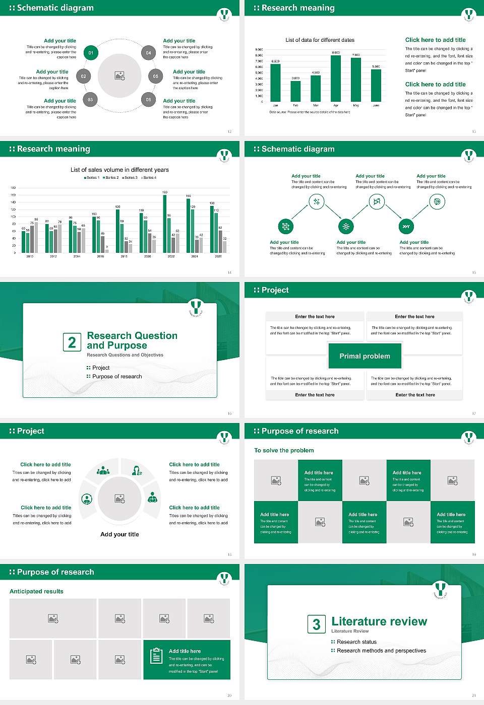 Yokkaichi University Graduation Thesis Defense PPT Template16:9 ratio PPT effect preview image3