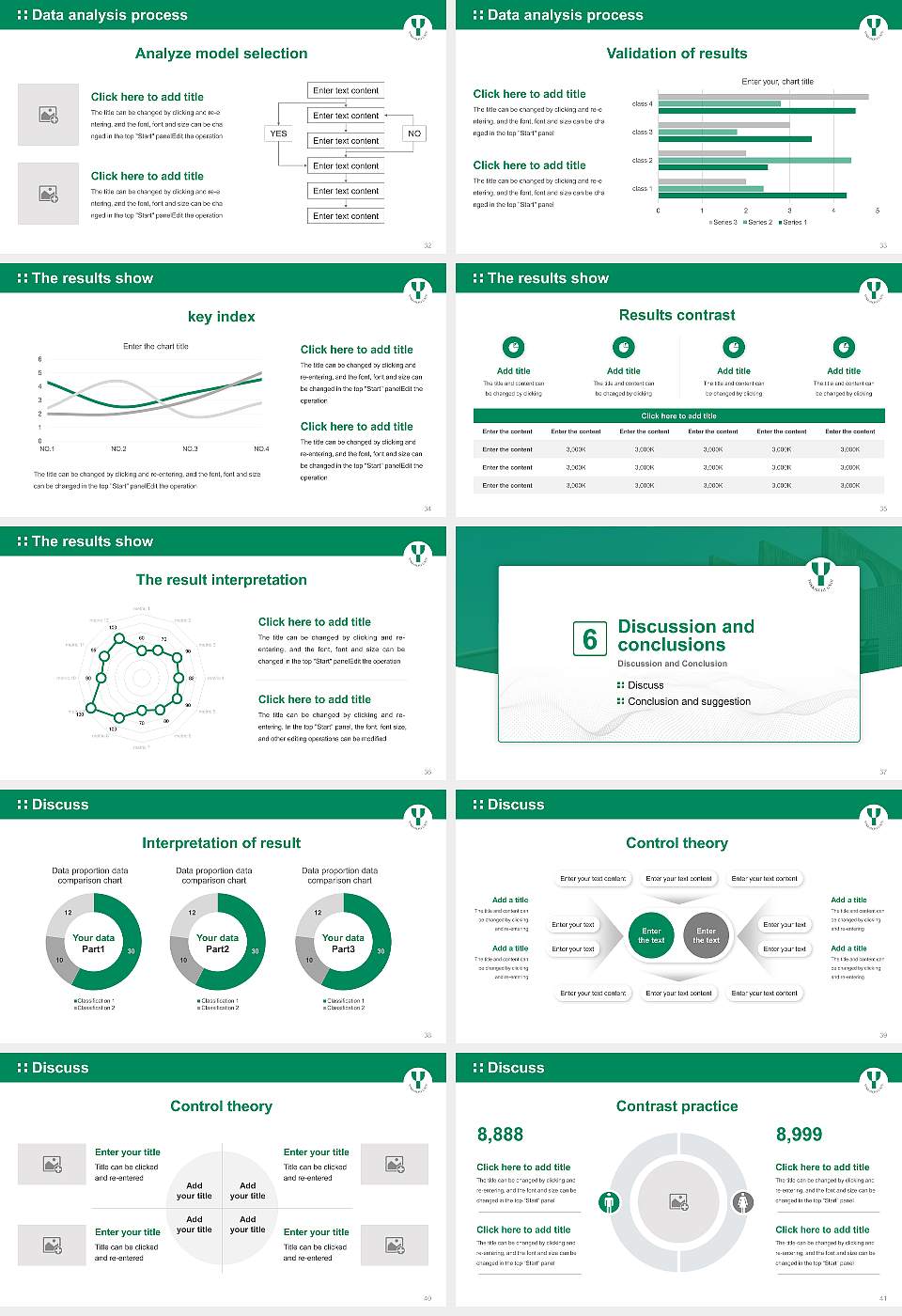 Yokkaichi University Graduation Thesis Defense PPT Template16:9 ratio PPT effect preview image5