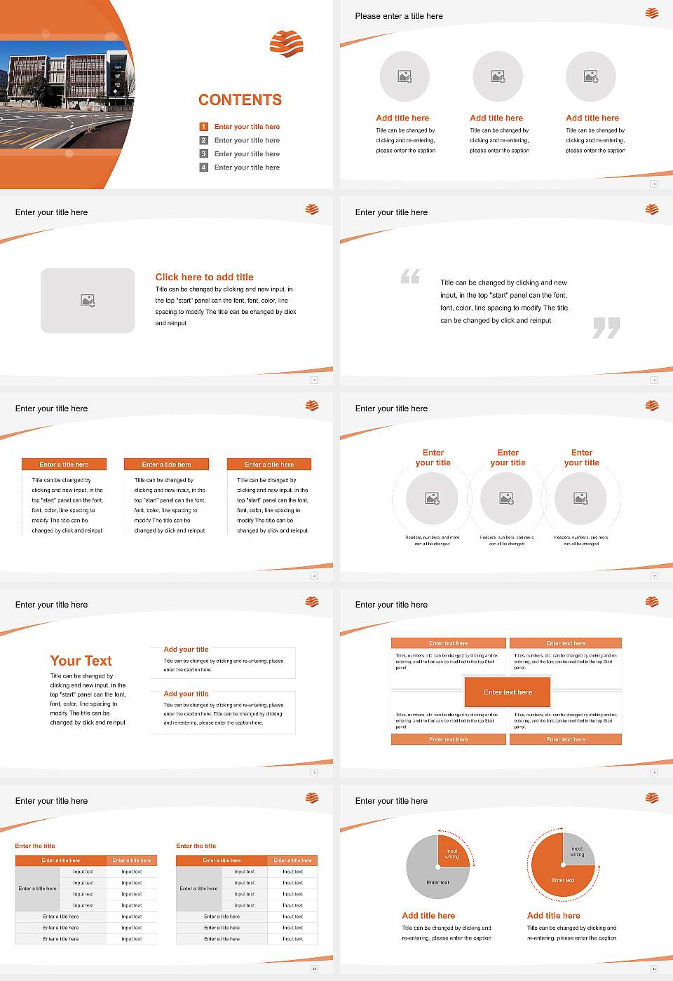 Yokkaichi Nursing and Medical Care University Course/Courseware Creation PPT Template16:9 ratio PPT effect preview image2