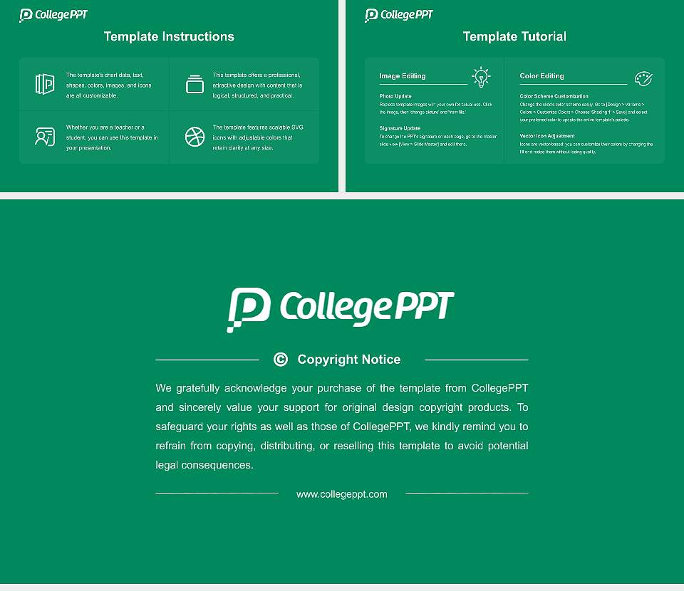 Yokkaichi University Course/Courseware Creation PPT Template16:9 ratio PPT effect preview image5