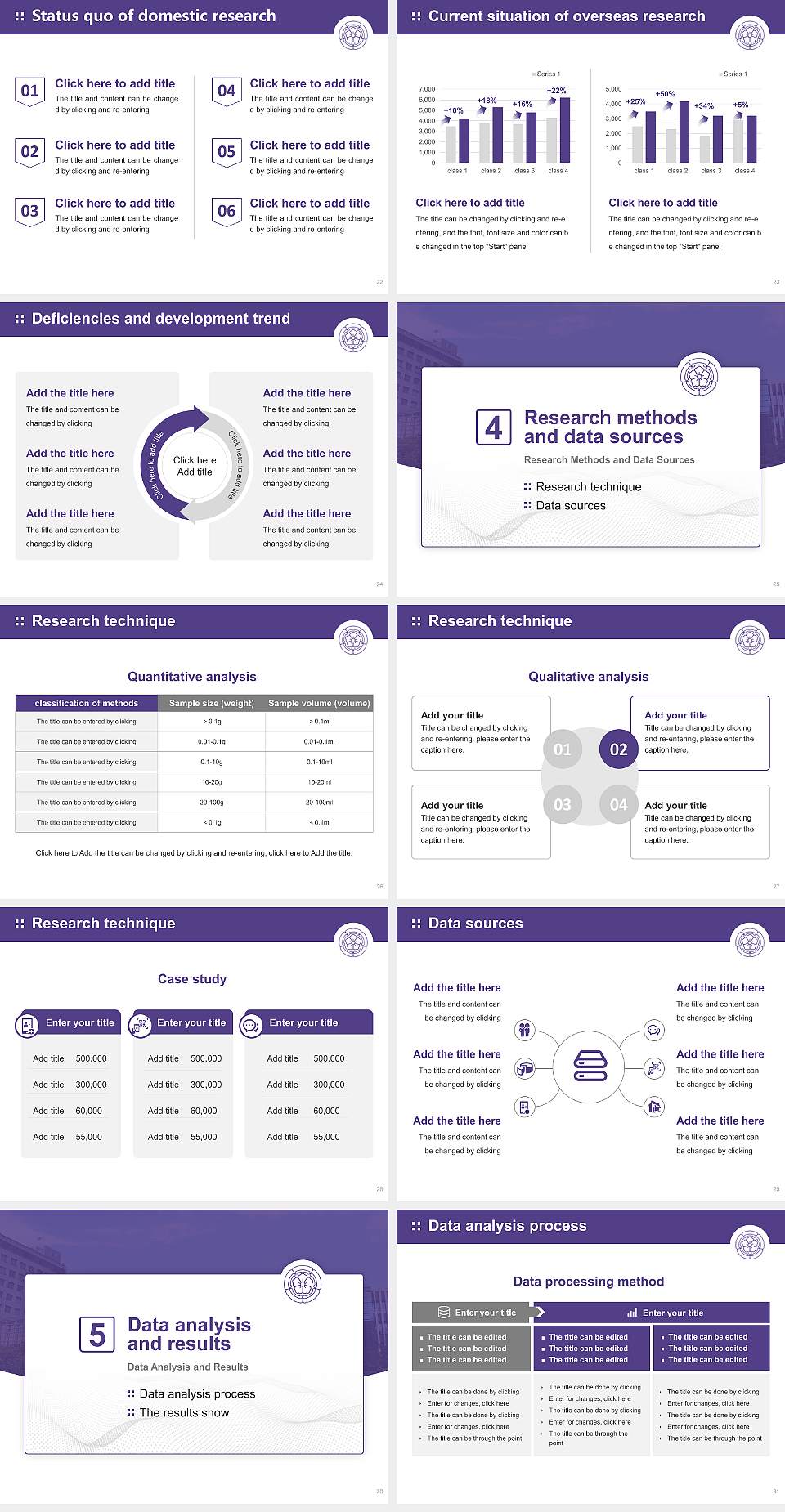 Yasuda Women’s University Graduation Thesis Defense PPT Template4:3 ratio PPT effect preview image4