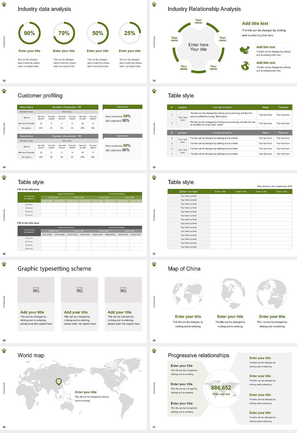 Yamazaki University of Animal Health Technology Competition/Entrepreneurship Contest PPT Template16:9 ratio PPT effect preview image5