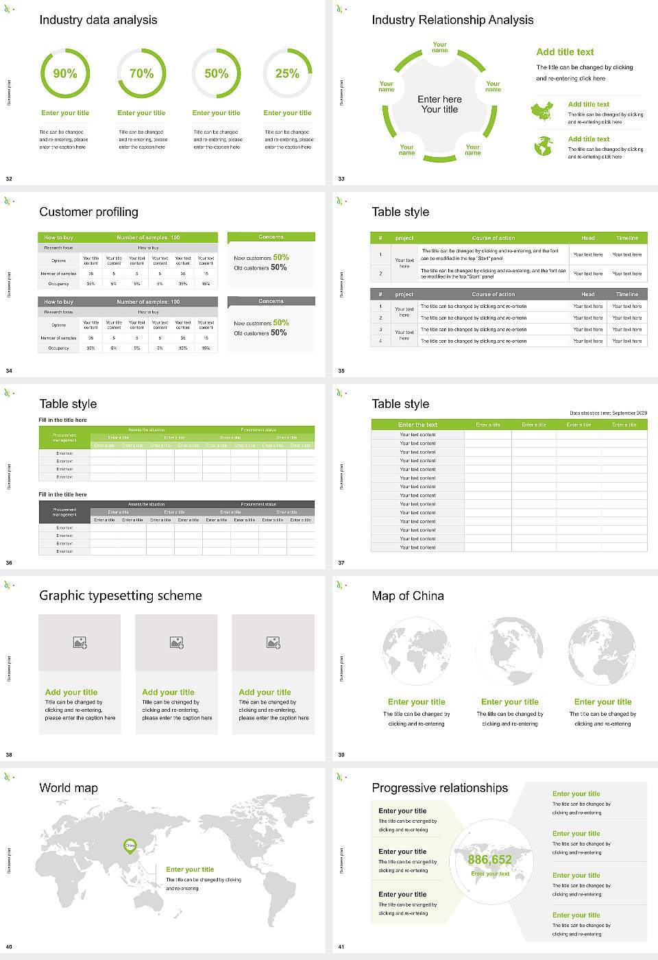 Yokohama City University Competition/Entrepreneurship Contest PPT Template16:9 ratio PPT effect preview image5