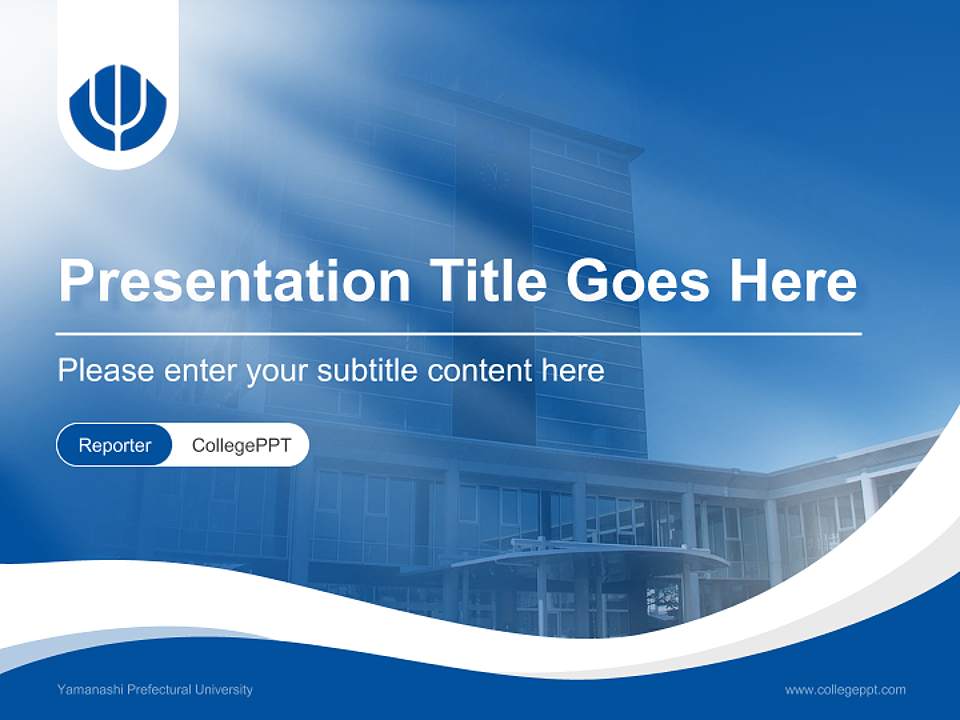 Yamanashi Prefectural University Lecture Sharing and Networking Event PPT Template4:3 ratio PPT effect preview image4