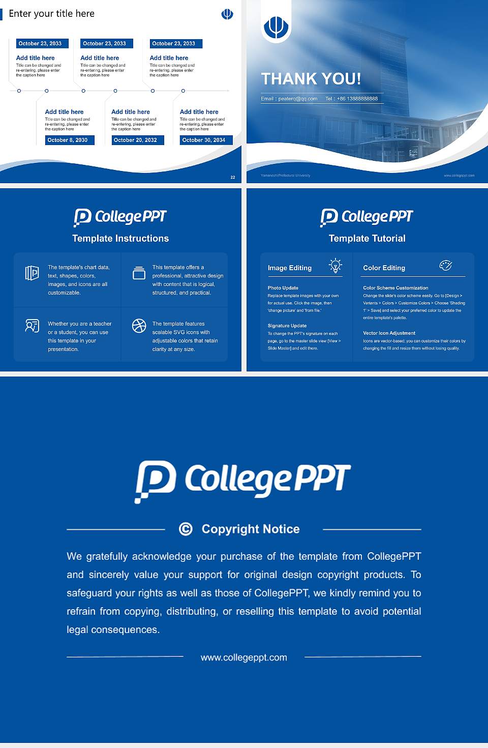 Yamanashi Prefectural University Lecture Sharing and Networking Event PPT Template4:3 ratio PPT effect preview image4