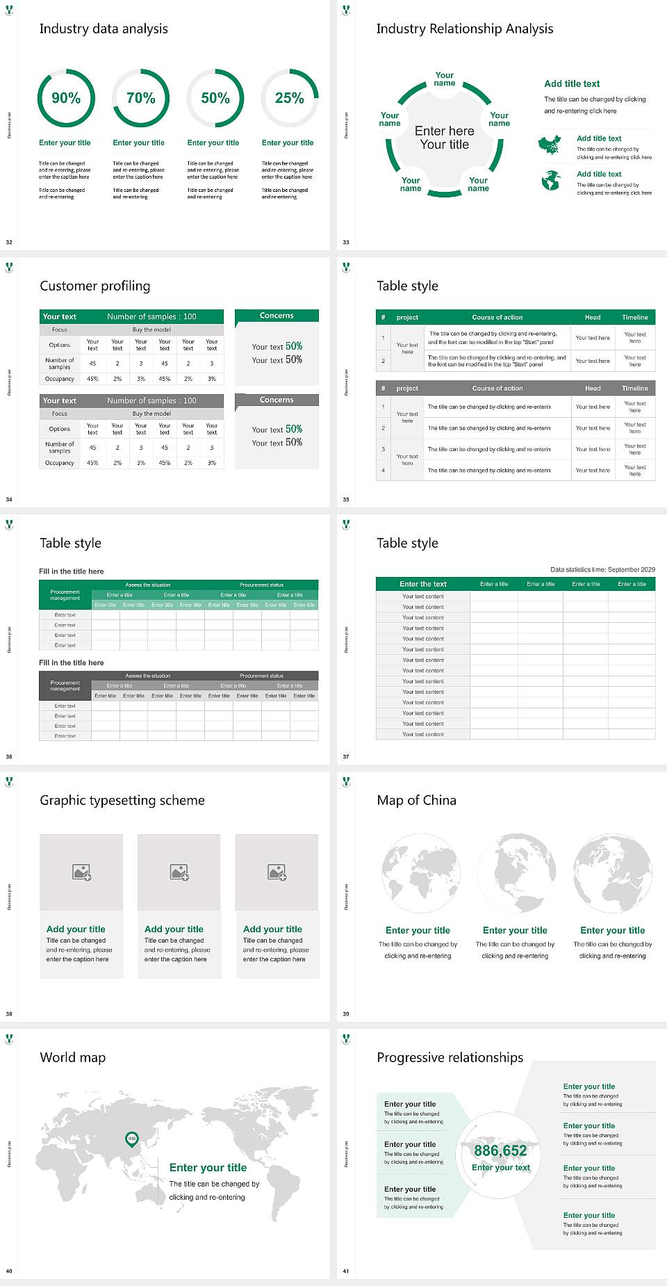 Yokkaichi University Competition/Entrepreneurship Contest PPT Template4:3 ratio PPT effect preview image5