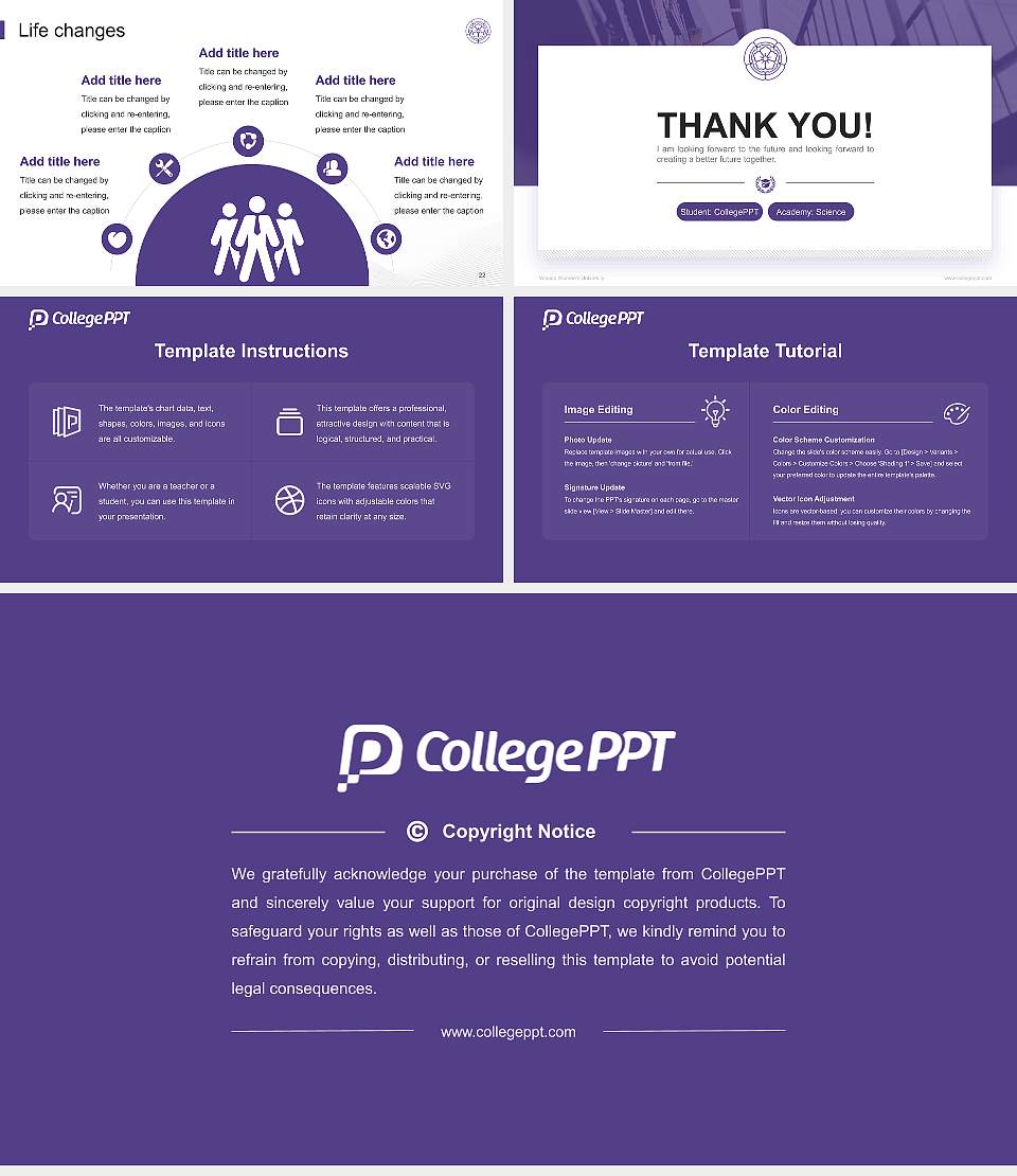 Yasuda Women’s University National Scholarship Defense PPT Template16:9 ratio PPT effect preview image4