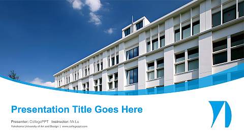 Yokohama University of Art and Design Course/Courseware Creation PPT Template