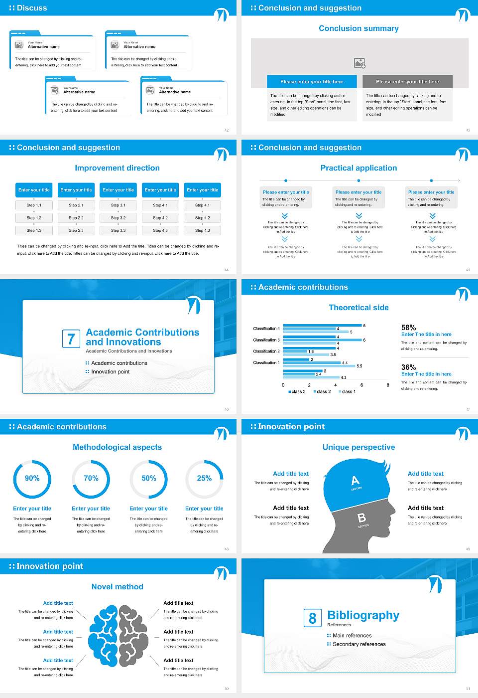 Yokohama University of Art and Design Graduation Thesis Defense PPT Template16:9 ratio PPT effect preview image6