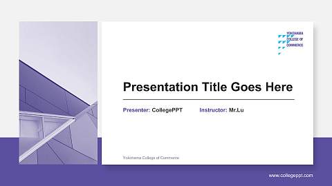 Yokohama College of Commerce General PPT Template