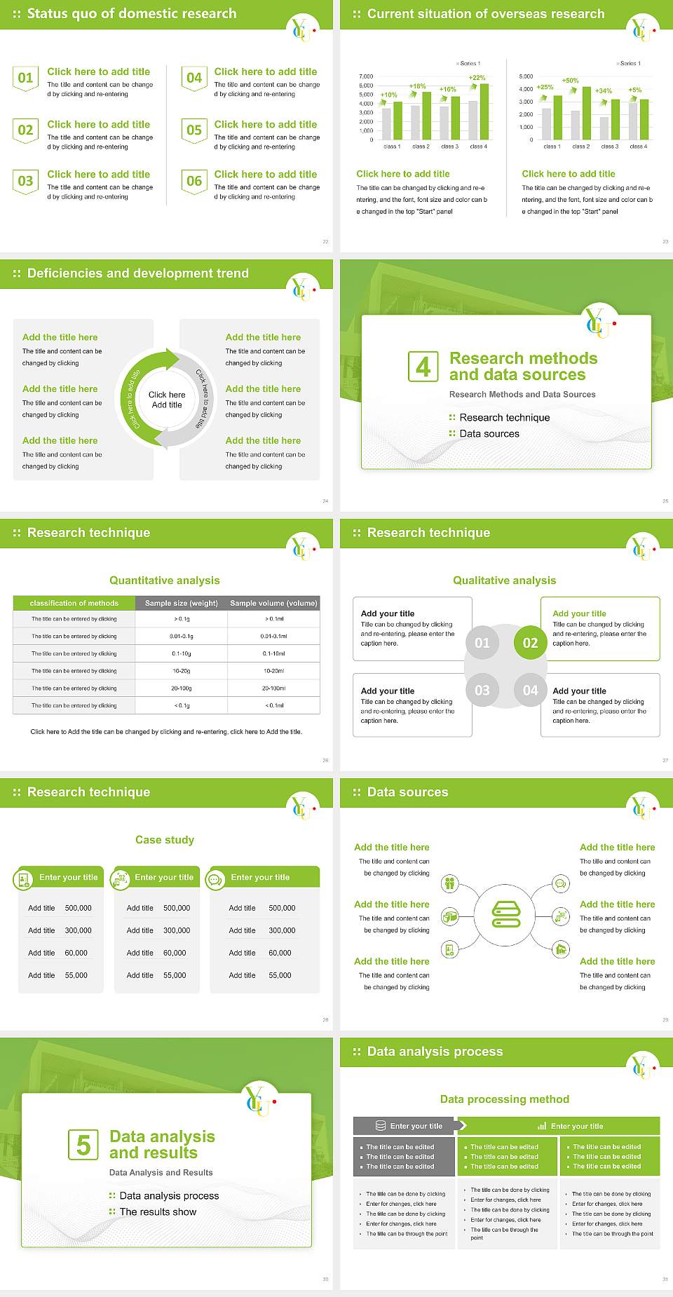 Yokohama City University Graduation Thesis Defense PPT Template4:3 ratio PPT effect preview image4