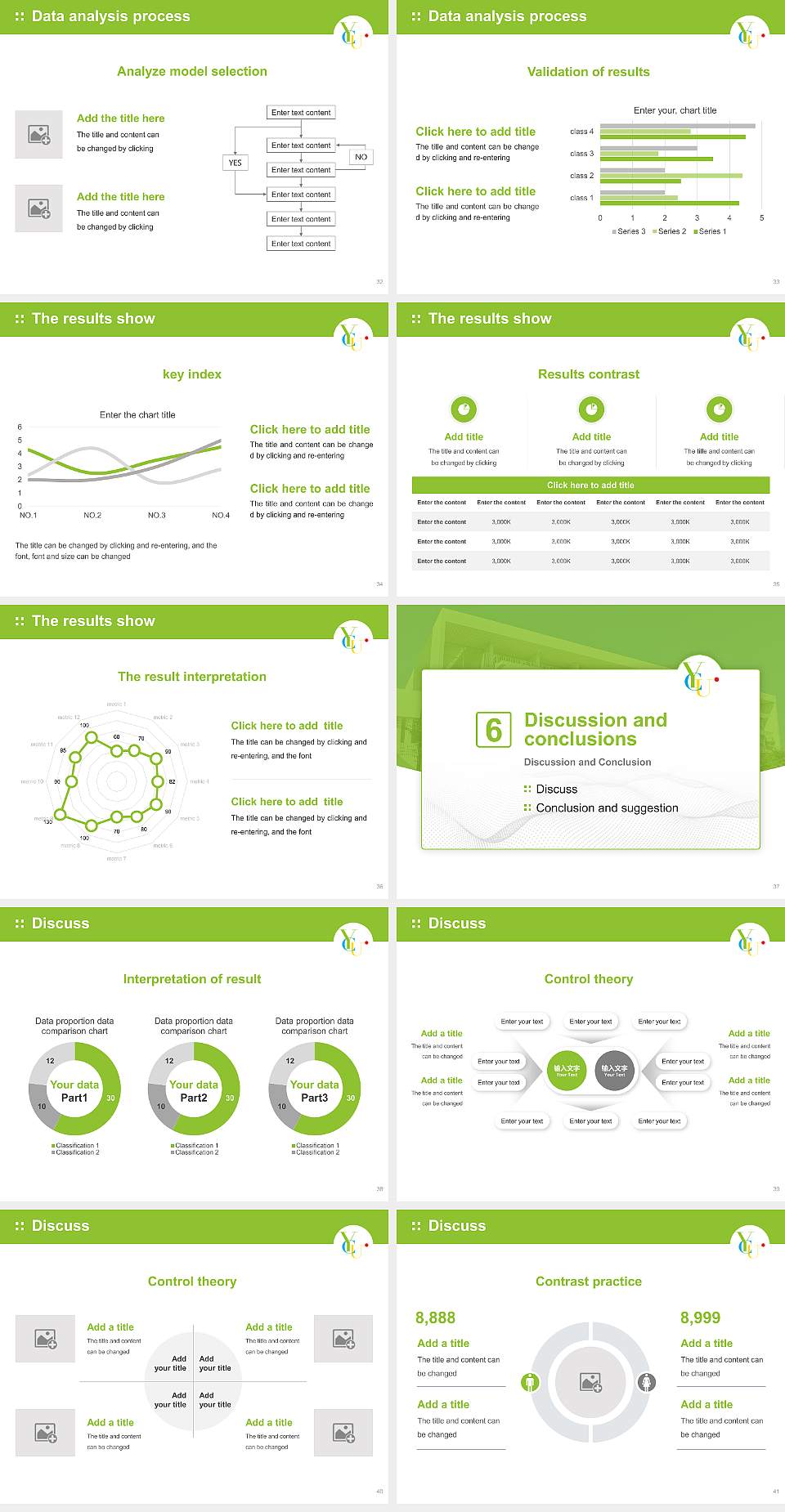 Yokohama City University Graduation Thesis Defense PPT Template4:3 ratio PPT effect preview image5