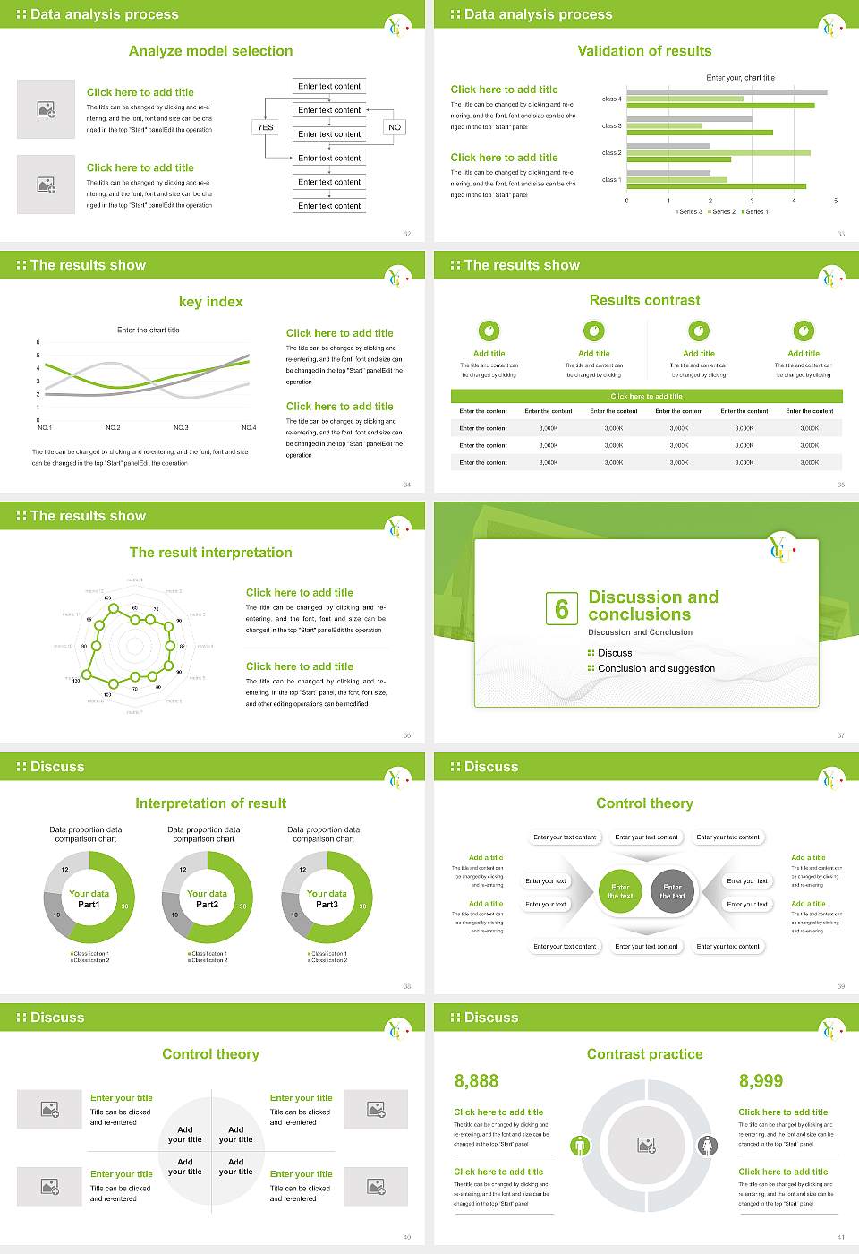 Yokohama City University Graduation Thesis Defense PPT Template16:9 ratio PPT effect preview image5