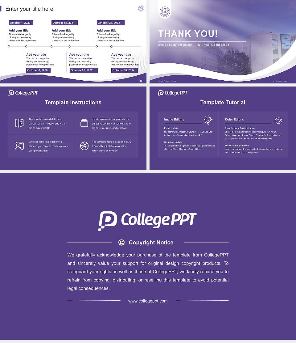 Yasuda Women’s University Lecture Sharing and Networking Event PPT Template16:9 ratio PPT effect preview image4