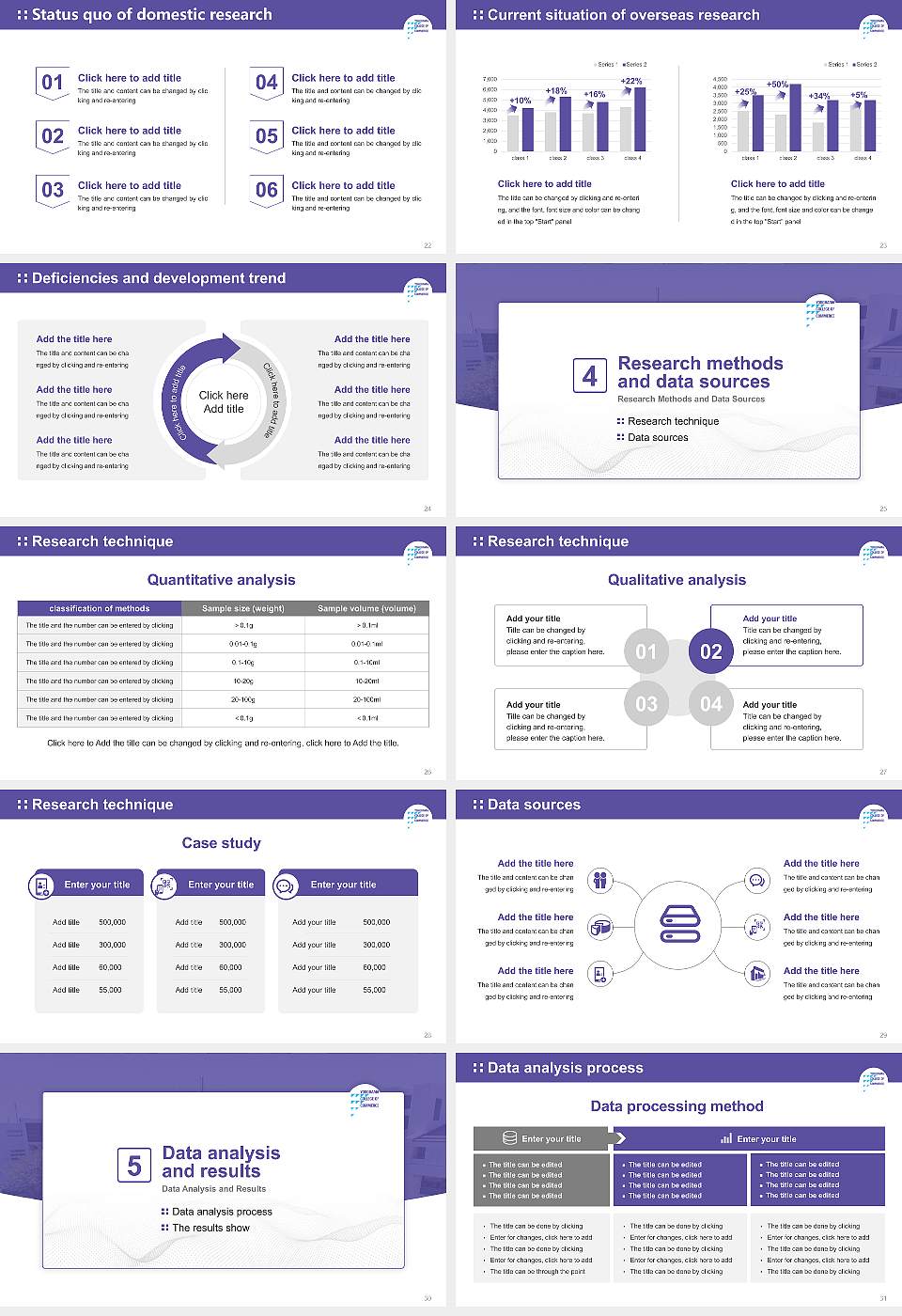 Yokohama College of Commerce Graduation Thesis Defense PPT Template16:9 ratio PPT effect preview image4