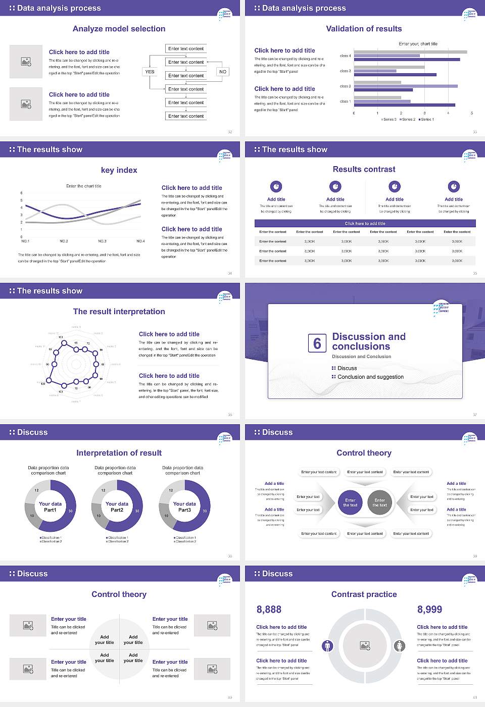 Yokohama College of Commerce Graduation Thesis Defense PPT Template16:9 ratio PPT effect preview image5