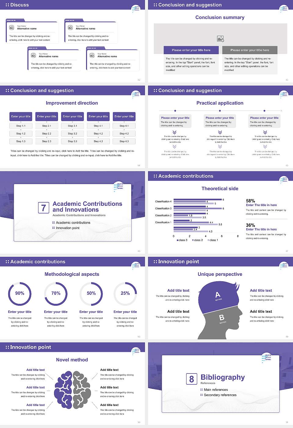 Yokohama College of Commerce Graduation Thesis Defense PPT Template16:9 ratio PPT effect preview image6
