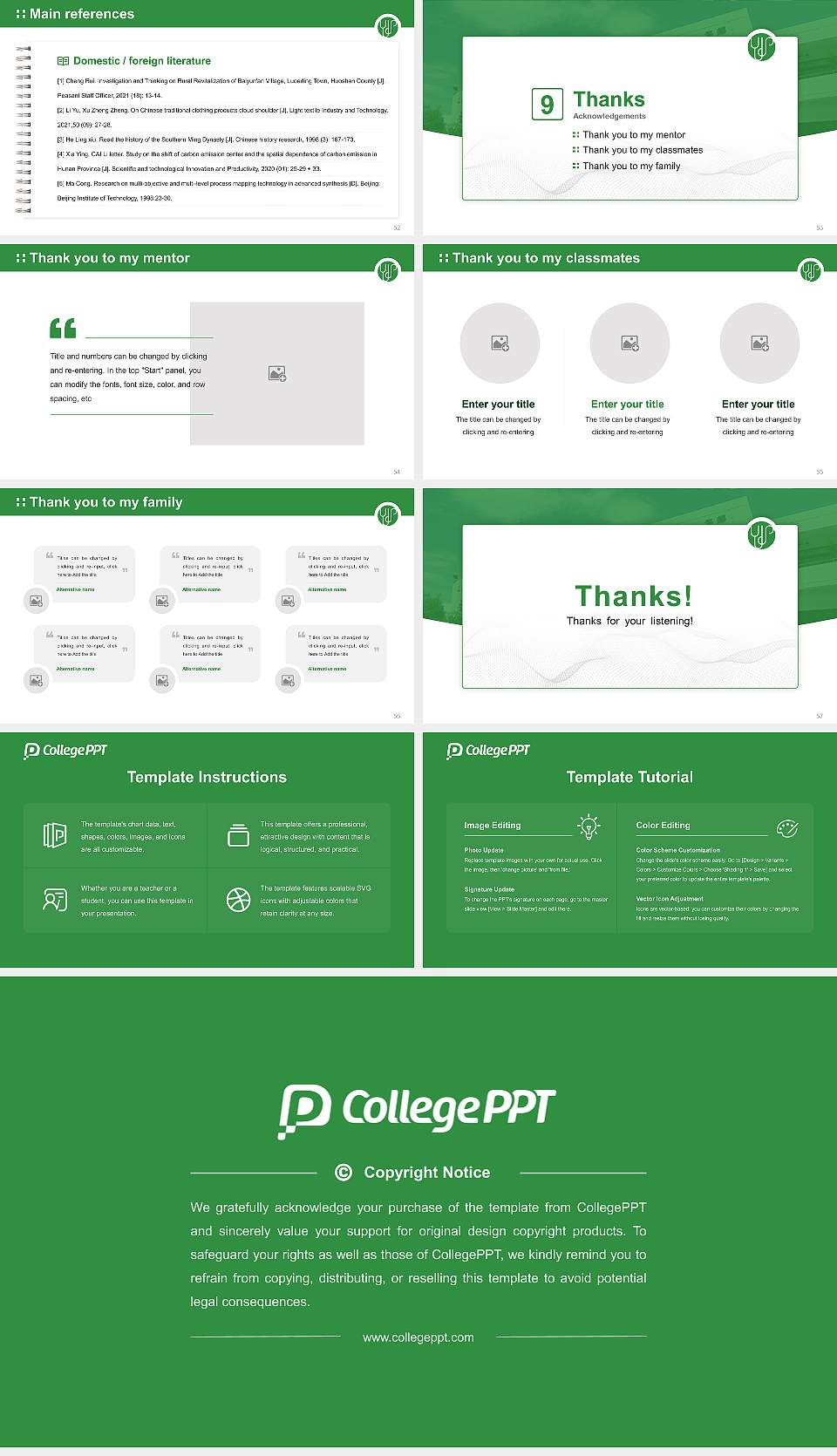 Yokohama Soei University Graduation Thesis Defense PPT Template16:9 ratio PPT effect preview image7