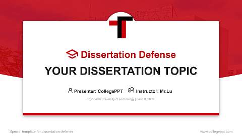 Toyohashi University of Technology Graduation Thesis Defense PPT Template