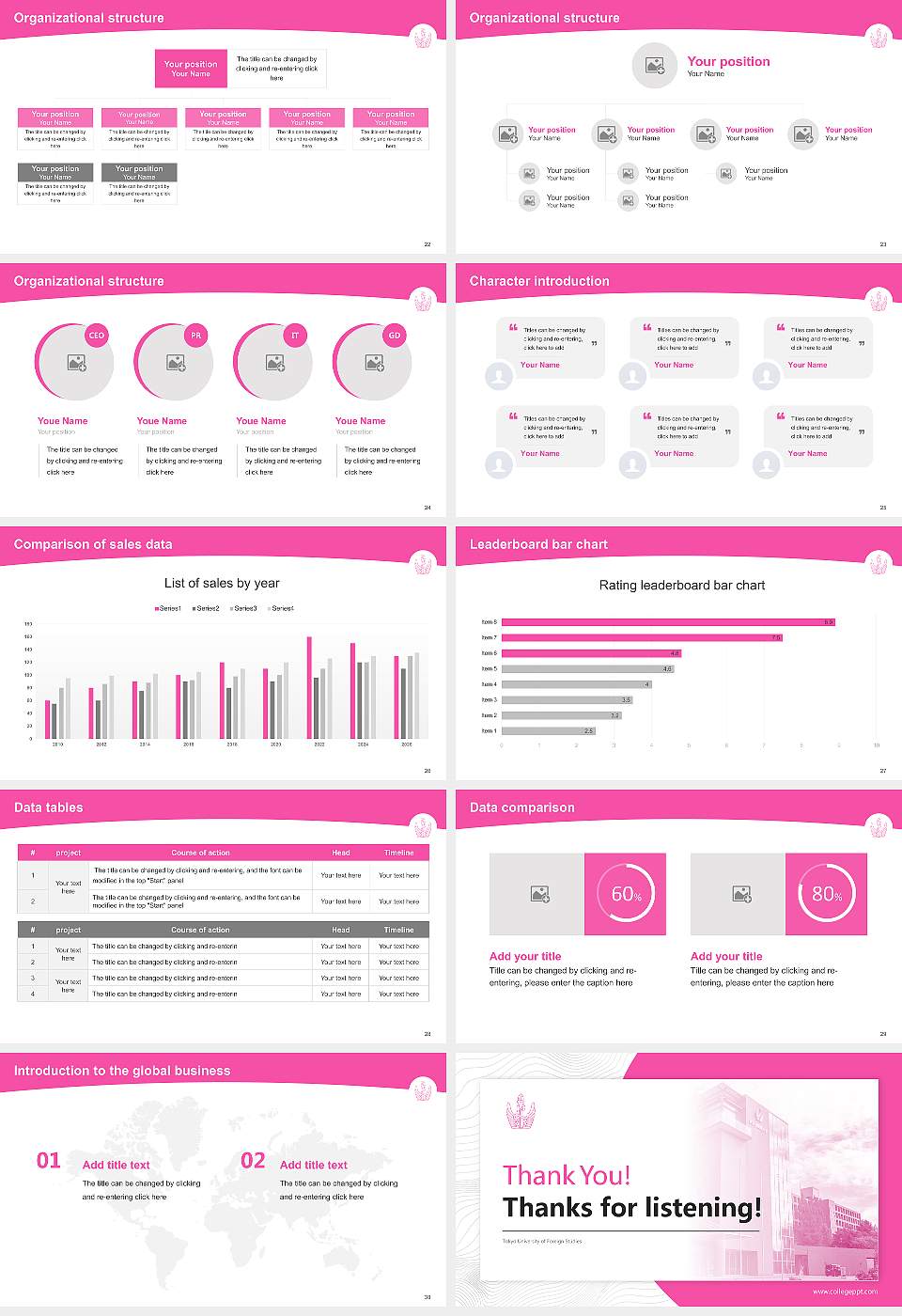 Tokyo University of Foreign Studies Academic Presentation/Research Findings Report PPT Template16:9 ratio PPT effect preview image4
