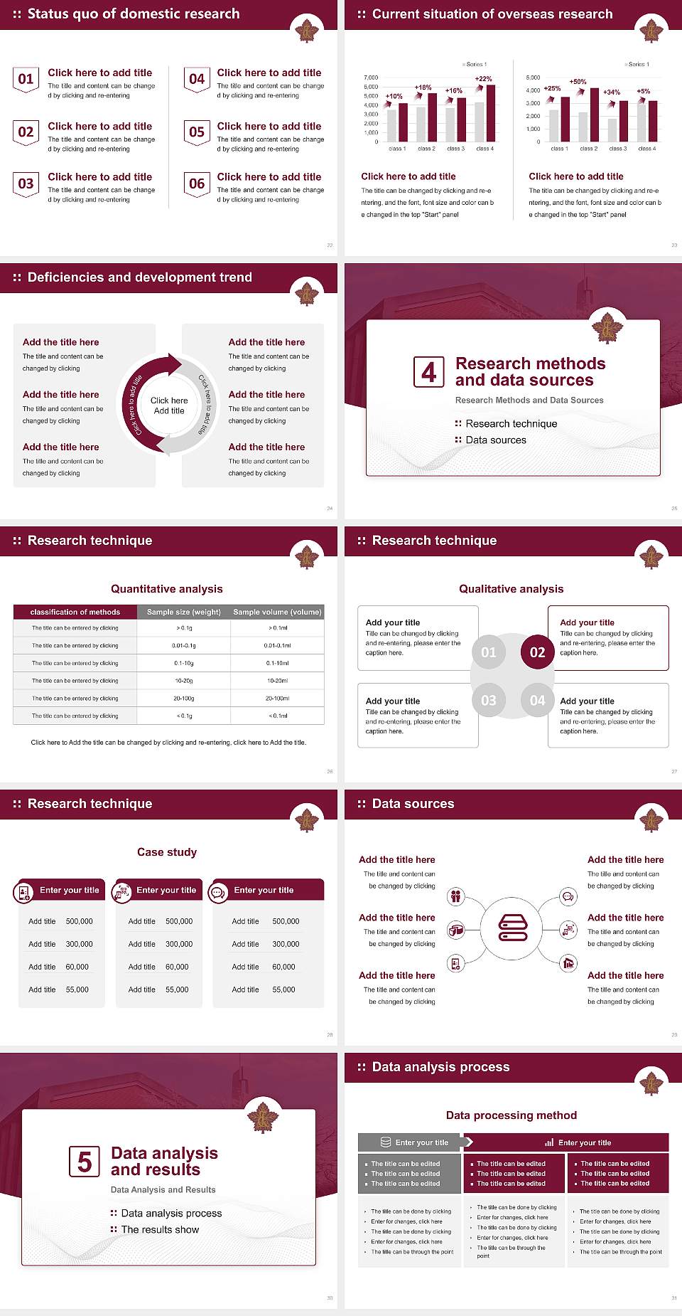 Toyo Eiwa University Graduation Thesis Defense PPT Template4:3 ratio PPT effect preview image4