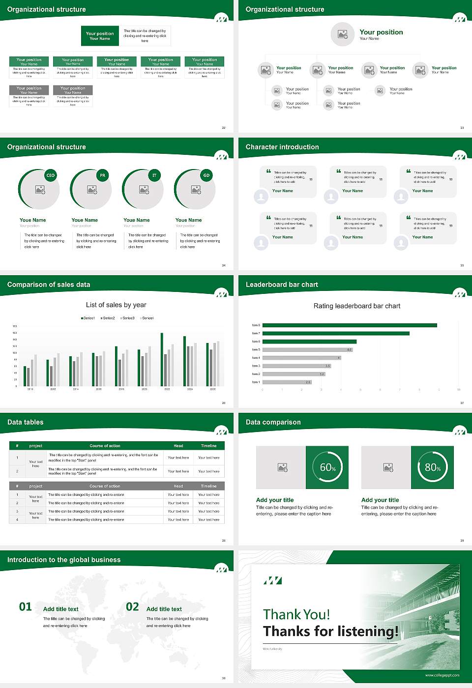 Wako University Academic Presentation/Research Findings Report PPT Template16:9 ratio PPT effect preview image4