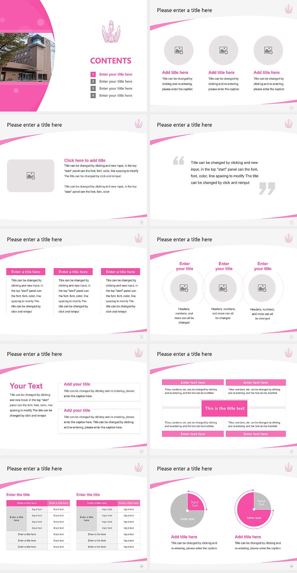 Tokyo University of Foreign Studies Course/Courseware Creation PPT Template4:3 ratio PPT effect preview image2
