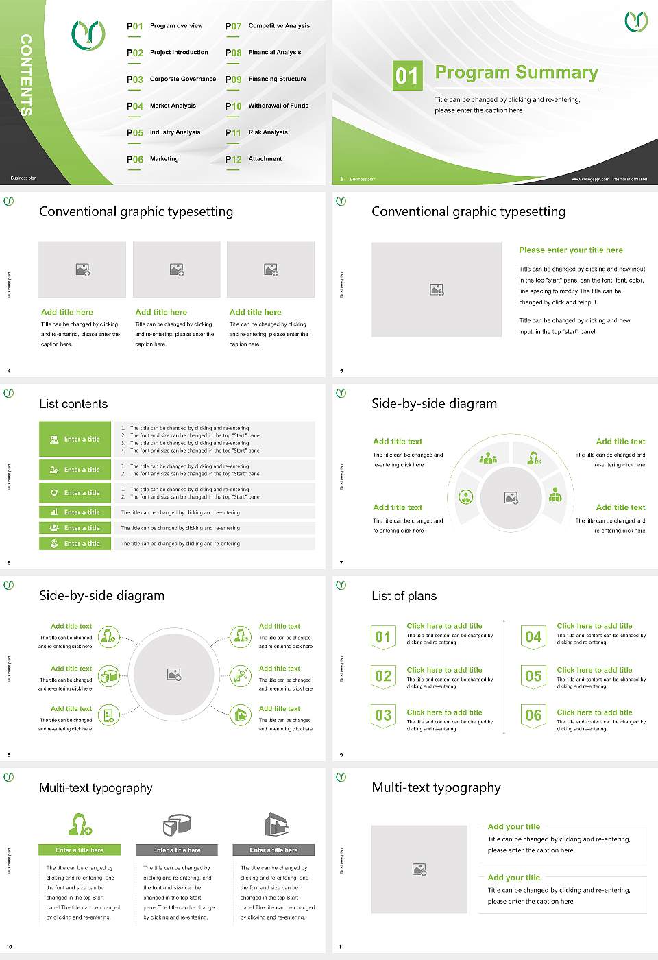 Yamaguchi University Competition/Entrepreneurship Contest PPT Template16:9 ratio PPT effect preview image2