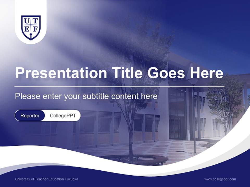 University of Teacher Education Fukuoka Lecture Sharing and Networking Event PPT Template4:3 ratio PPT effect preview image4