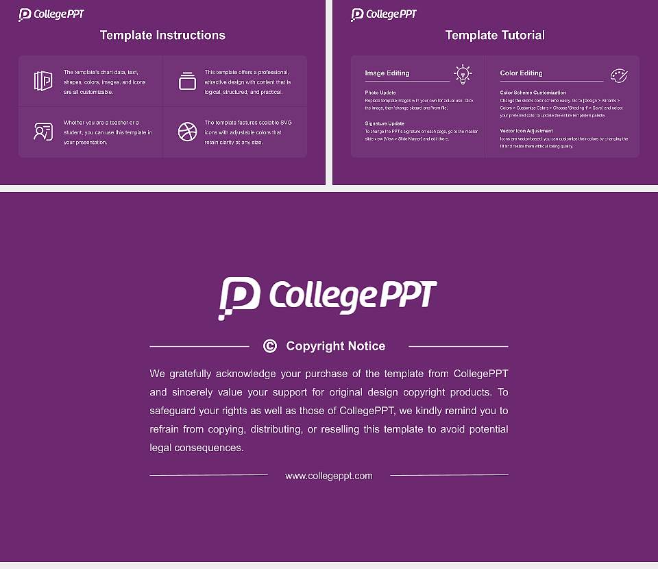 Tokyo University of Pharmacy and Life Sciences Course/Courseware Creation PPT Template16:9 ratio PPT effect preview image5