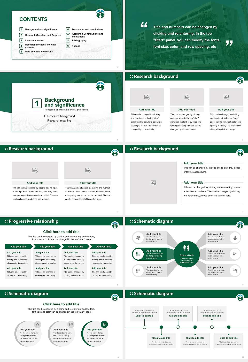 University of Miyazaki Graduation Thesis Defense PPT Template16:9 ratio PPT effect preview image2