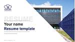 Tsukuba International University Resume Templat PPT