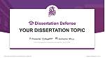 Tokyo University of Pharmacy and Life Sciences Graduation Thesis Defense PPT Template