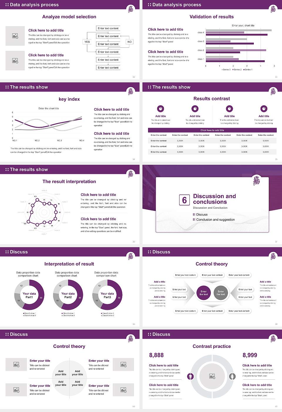 Tokyo University of Pharmacy and Life Sciences Graduation Thesis Defense PPT Template16:9 ratio PPT effect preview image5