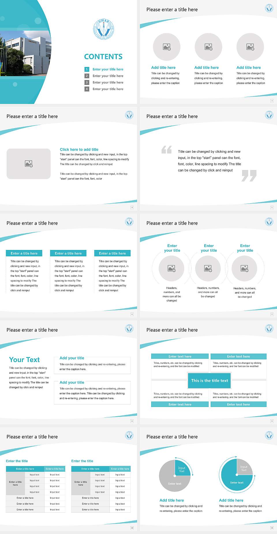 University of Human Arts and Sciences Course/Courseware Creation PPT Template4:3 ratio PPT effect preview image2